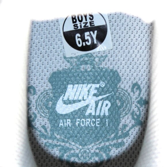 Nike Air Force 1 LE GS White 6.5Y Youth Basketball Shoes FV5951-111 Damaged Box - Picture 6 of 7